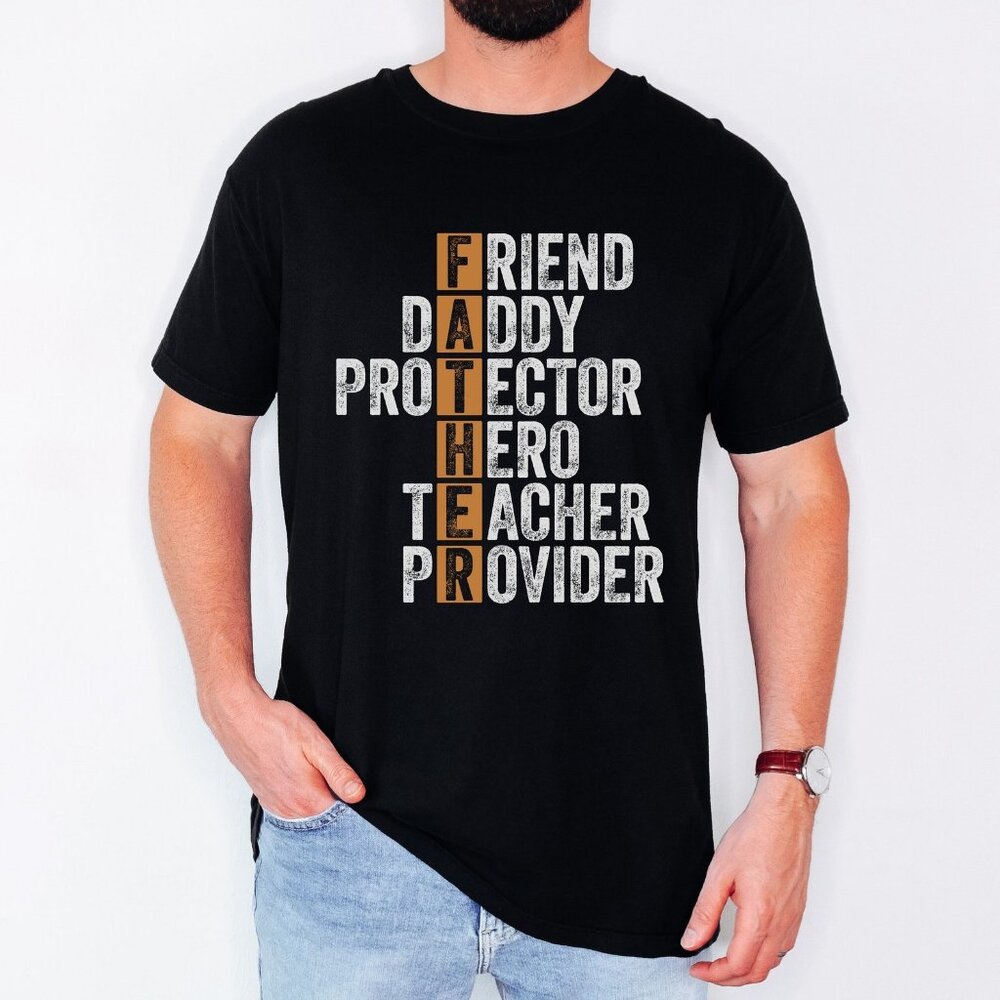 Father T-Shirt For Dad Tee Father's Day Shirt Gift for Dad T-shirt Father's Day